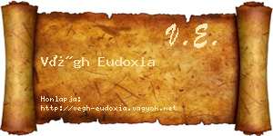 Végh Eudoxia névjegykártya